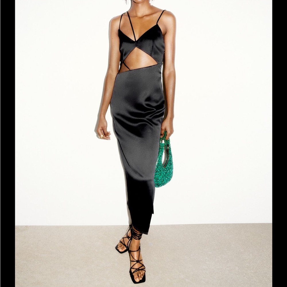 Zara Black Cutout Dress